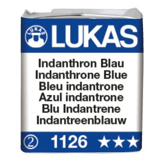 Aquarellfarbe Indanthron Blau [1126], Lukas Aquarell 1862