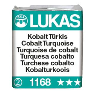 Aquarellfarbe Kobalt Türkis [1168], Lukas Aquarell 1862