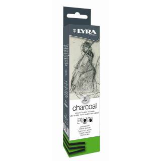 Zeichenkohle Charcoals Dünn 15 Stk, Lyra