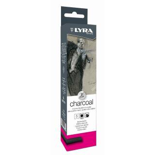 Zeichenkohle Charcoals Dick 5 Stk, Lyra