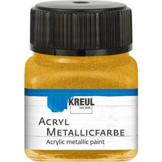 Acryl-Metallicfarbe Gold, 20 ml