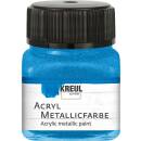 Acryl-Metallicfarbe Blau, 20 ml