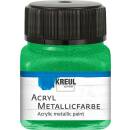 Acryl-Metallicfarbe Grün, 20 ml