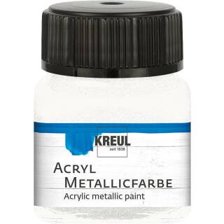 Acryl-Metallicfarbe Perlmutt-Weiß, 20 ml