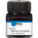 Acryl-Metallicfarbe Schwarz, 20 ml
