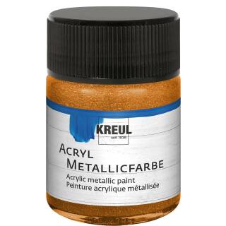 Acryl-Metallicfarbe Goldbronze, 50 ml