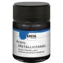 Acryl-Metallicfarbe Schwarz, 50 ml