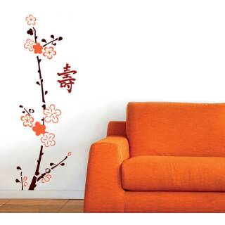 Wandschablone Japan. Langes Leben 35 x 150 cm