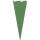 Schultüte Zuschnitt, mittelgrün, 41 cm, Geschwistertüte