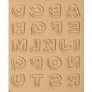 Stempel-Set "Buchstaben & Zahlen 1" , 20 mm, Textil