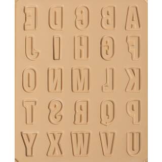 Stempel-Set Buchstaben & Zahlen 2 , 20 mm, Textil