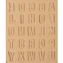 Stempel-Set "Buchstaben & Zahlen 2" , 20 mm, Textil