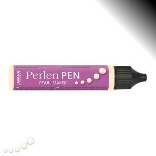 JAVANA TEXTIL Perlen Pen Weiss 29 ml