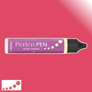 JAVANA TEXTIL Perlen Pen Rot 29 ml