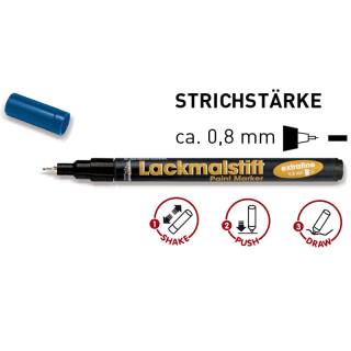 Lackmalstift extrafine 0,8 mm Gold