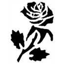Tattoo-Schablone Rose