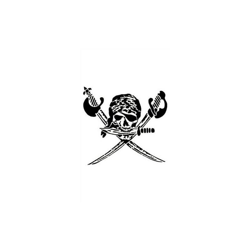au96 Totenkopf Pirat Kussmund Aufnäher Bügelbild Patch Applikation Tattoo Skull 