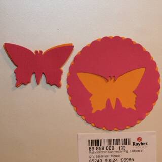 Motivstanzer: Schmetterling, 5,08cm ø, (2)