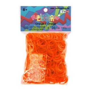 Rainbow Loom® Gummibänder Orange Opak