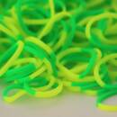 Rainbow Loom® Silikonbänder Gelb-Grün