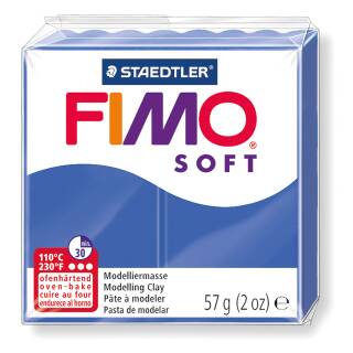 Fimo® Soft, brillantblau Nr. 33, 57 g