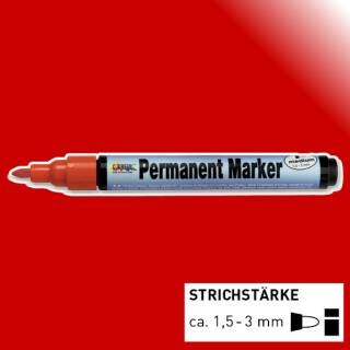 Permanentmarker medium 1,5 - 3 mm Rot