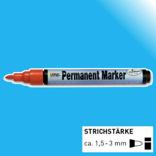 Permanentmarker medium 1,5 - 3 mm Hellblau