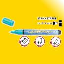 Glasmalfarbe-Porzellanfarbe im Stift, Clear medium Gelb
