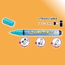 Glasmalfarbe-Porzellanfarbe im Stift, Clear medium Orange