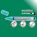 Glasmalfarbe-Porzellanfarbe im Stift, Clear medium Grün