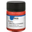 Acryl-Metallicfarbe Rot, 50ml
