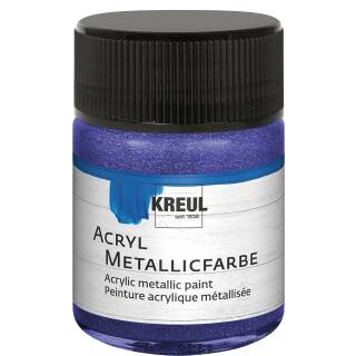 Acryl-Metallicfarbe Violett, 50ml