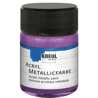 Acryl-Metallicfarbe Flieder, 50ml
