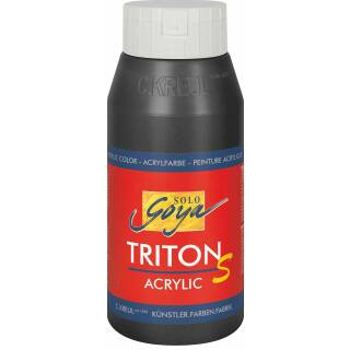 Triton S Acrylic Glanzeffekt Schwarz, 750 ml