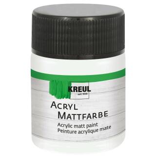 Acryl-Mattfarbe Pastellweiß, 50 ml