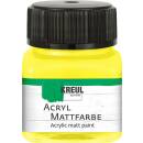 Acryl-Mattfarbe Gelb, 20 ml