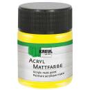 Acryl-Mattfarbe Gelb, 50 ml