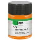 Acryl-Mattfarbe Orange, 50 ml