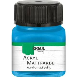 Acryl-Mattfarbe Hellblau, 20 ml