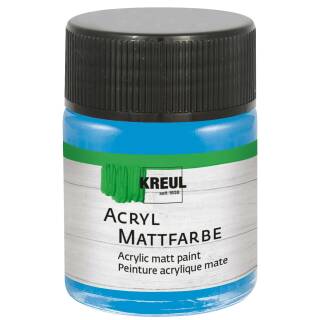 Acryl-Mattfarbe Hellblau, 50 ml