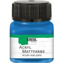 Acryl-Mattfarbe Enzianblau, 20 ml