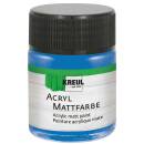 Acryl-Mattfarbe Enzianblau, 50 ml