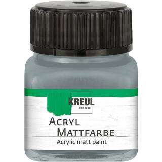 Acryl-Mattfarbe Grau, 20 ml