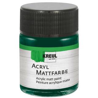 Acryl-Mattfarbe Tannengrün, 50 ml