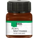 Acryl-Mattfarbe Schokobraun, 20 ml