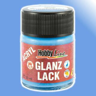 Acryl-Glanzlack Zartblau, 20 ml
