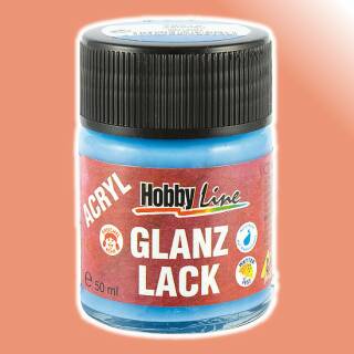 Acryl-Glanzlack Lachs, 50 ml