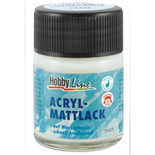 Acryl-Mattlack, transp. auf Wasserbasis, 50 ml