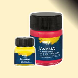 Stoffmalfarbe "Vanille", 20 ml, Javana, für helle und dunkle Stoffe