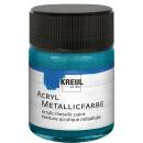 Acryl-Metallicfarbe Petrol, 50ml